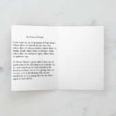 St Francis des Assisi-Tier-Liebhabers Karte (Innenseite)