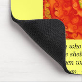 St Francis des Assisitierrechtzitats Mousepad (Ecke)