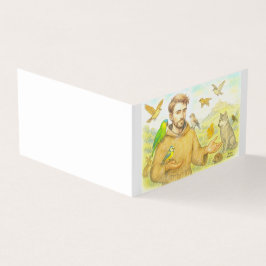 St. Francis - die Predigt für Vögel und Tiere Visitenkarten
