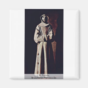 St Francis, durch Zurbarán Francisco De Magnet