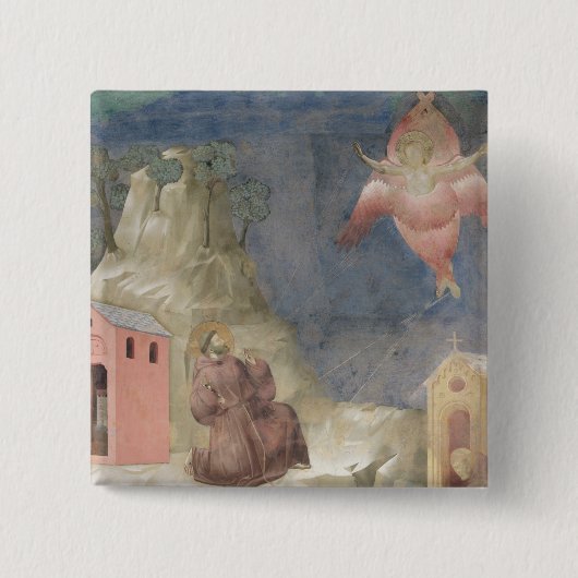 St. Francis Empfang der Stigmata, 1297-99 Button (Vorderseite)