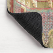 St Francis empfängt Zustimmung Mousepad (Ecke)