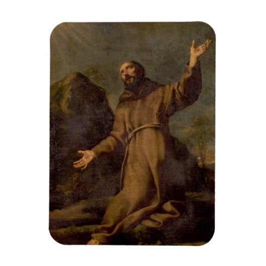 St. Francis erhält Stigmata Magnet (Vertikal)