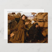 St. Francis erhält Stigmata von Jan van Eyck Postkarte (Vorne/Hinten)
