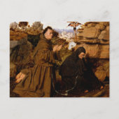 St. Francis erhält Stigmata von Jan van Eyck Postkarte (Vorderseite)