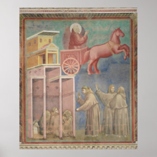 St. Francis erscheint seinen Begleitern Poster
