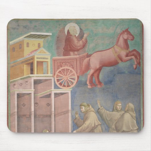 St Francis erscheint zu seinen Begleitern Mousepad (Vorne)