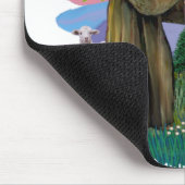 St. Francis (ff) - Siegel Point Himalayan cat Mousepad (Ecke)