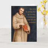 St. Francis' Gebet CC0732 Raphael Grußkarte Karte (Gelbe Blume)
