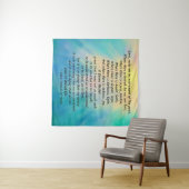 St. Francis' Gebet Wandteppich (Beispiel (Horizontal))