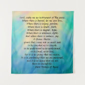 St. Francis' Gebet Wandteppich (Vorderseite)