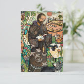 St. Francis Gebetskarte, Friedensgebet (Stehend Vorderseite)