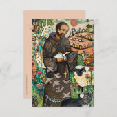 St. Francis Gebetskarte, Friedensgebet (Vorne/Hinten)