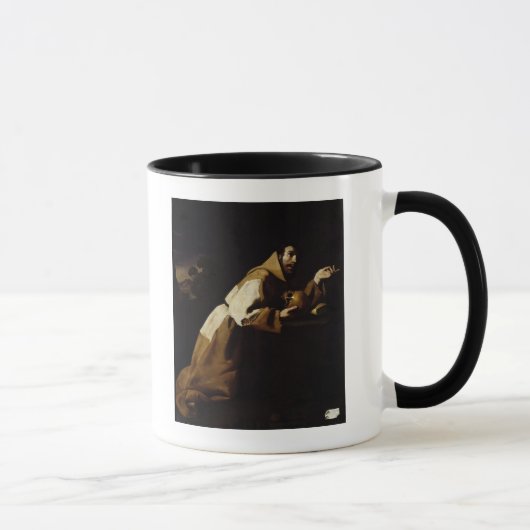 St Francis in Meditation, 1639 Tasse (Rechts)