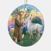 St. Francis - Llama 12 Keramikornament (Links)