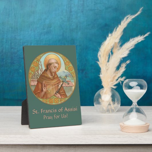 St. Francis of Assisi (BK 002) 5"x7" Fotoplatte (Seite)