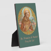 St. Francis of Assisi (BK 002) 5"x7" Fotoplatte (Seite)