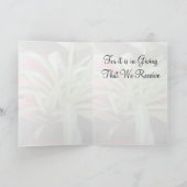 St. Francis of Assisi Grußkarte Karte (Innenseite)