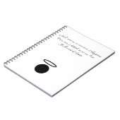 St. Francis of Assisi Quote Notebook Notizblock (Linke Seite)