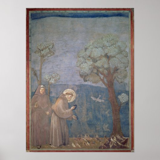 St. Francis Preaching to the Birds, 1297-99 Poster (Vorne)