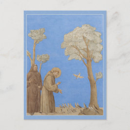St. Francis predigen den Vögeln CC0582 Postkarte