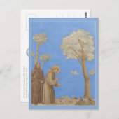 St. Francis predigen den Vögeln CC0582 Postkarte (Vorne/Hinten)
