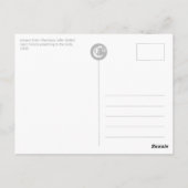 St. Francis predigen den Vögeln CC0582 Postkarte (Rückseite)