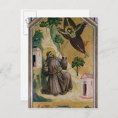 St. Francis Receiving the Stigmata, c.1295-1300 Postkarte (Vorne/Hinten)
