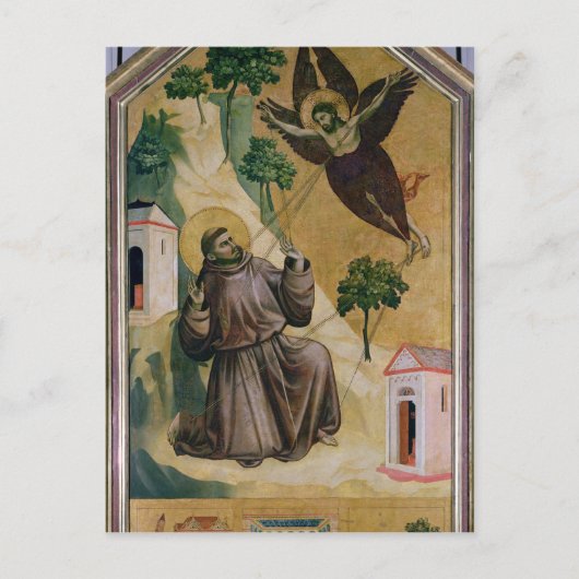 St. Francis Receiving the Stigmata, c.1295-1300 Postkarte (Vorderseite)