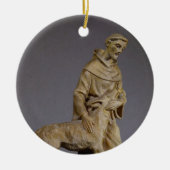 St. Francis Schutzheilige der Tiere Keramik Ornament (Vorne)