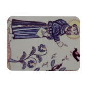 St. Francis spricht mit dem Vogel Magnet (Horizontal)