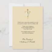 St. Francis von Assis Katholisches Beileid Vielen  Dankeskarte (Rückseite)