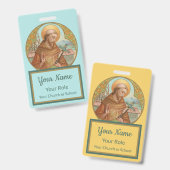 St. Francis von Assisi (BK 002) Ausweis (Vorder- & Rückseite)