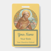St. Francis von Assisi (BK 002) Ausweis (Rückseite)