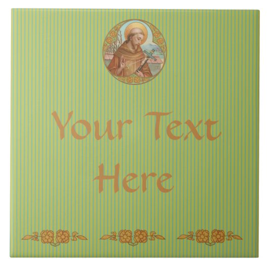 St. Francis von Assisi (BK 002) Fliese (Vorderseite)