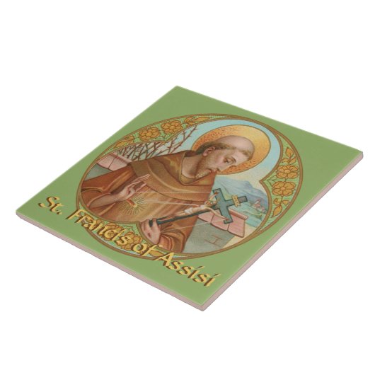 St. Francis von Assisi (BK 002) Fliese (Seite)