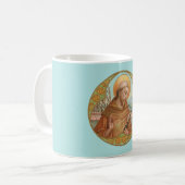 St. Francis von Assisi (BK 002) Kaffeetasse (Vorderseite Links)