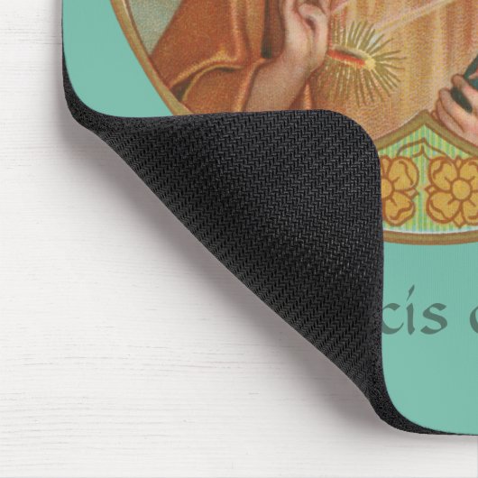 St. Francis von Assisi (BK 002) Mousepad (Ecke)