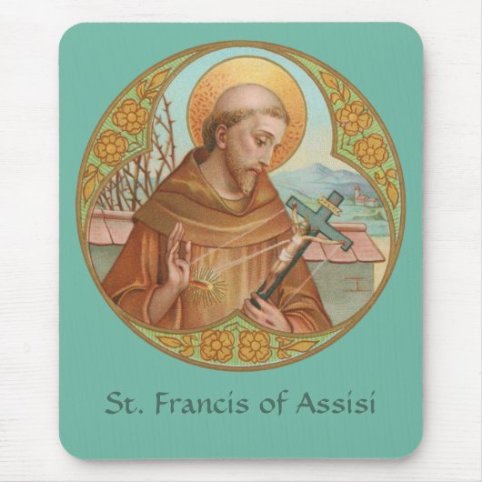 St. Francis von Assisi (BK 002) Mousepad (Vorne)