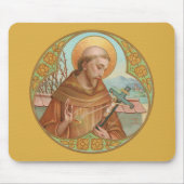 St. Francis von Assisi (BK 002) Mousepad (Vorne)