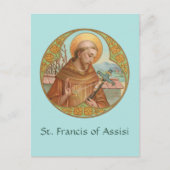 St. Francis von Assisi (BK 002) Postkarte (Vorderseite)