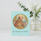 St. Francis von Assisi (BK 002) Postkarte (Stehend Vorderseite)