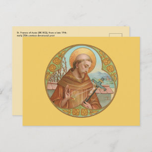 St. Francis von Assisi (BK 002) Postkarte
