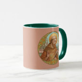 St. Francis von Assisi (BK 002) Tasse (VorderseiteRechts)