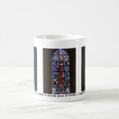 St Francis von Assisi-Buntglas Kaffeetasse (Mittel)
