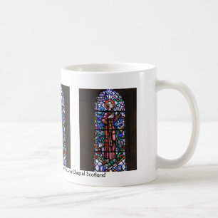 St Francis von Assisi-Buntglas Kaffeetasse