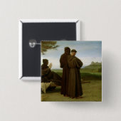 St Francis von Assisi Button (Vorne & Hinten)