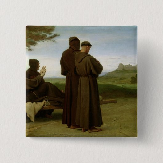 St Francis von Assisi Button (Vorderseite)