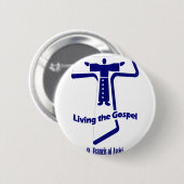 St Francis von Assisi Button (Vorne & Hinten)