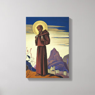 St. Francis von Assisi (Christlicher Heiliger) Leinwanddruck